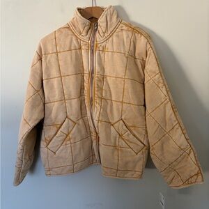 NWT $198 Free People Quilted Dolman Jacket Bomber Oversized XS